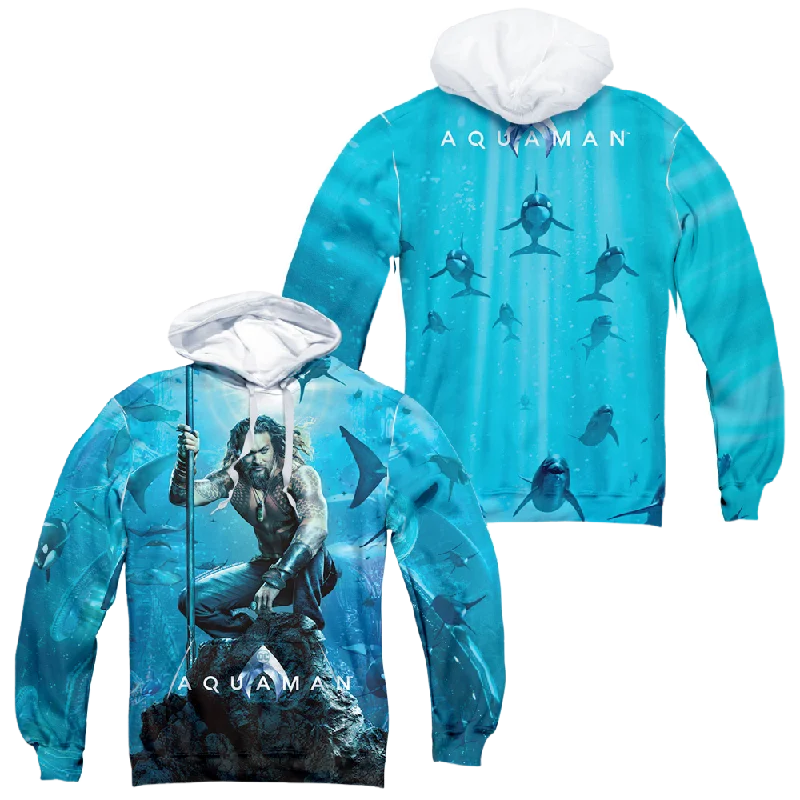 Bargain Bin Aquaman Movie Poster - All-Over Print Pullover Hoodie