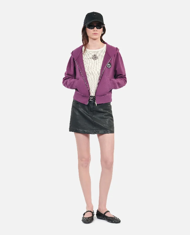 Take Advantage Purple Blazon Hoodie | Women | Prune