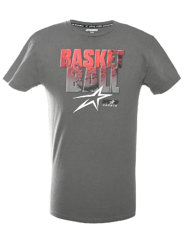 Special Price 2000s Basketball Printed T-shirt - XL