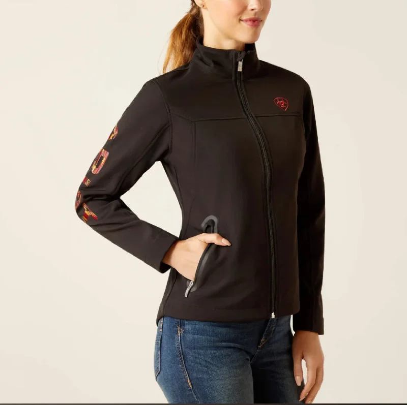 Super Sale Ariat Women’s New Team Softshell Jacket Black Mirage