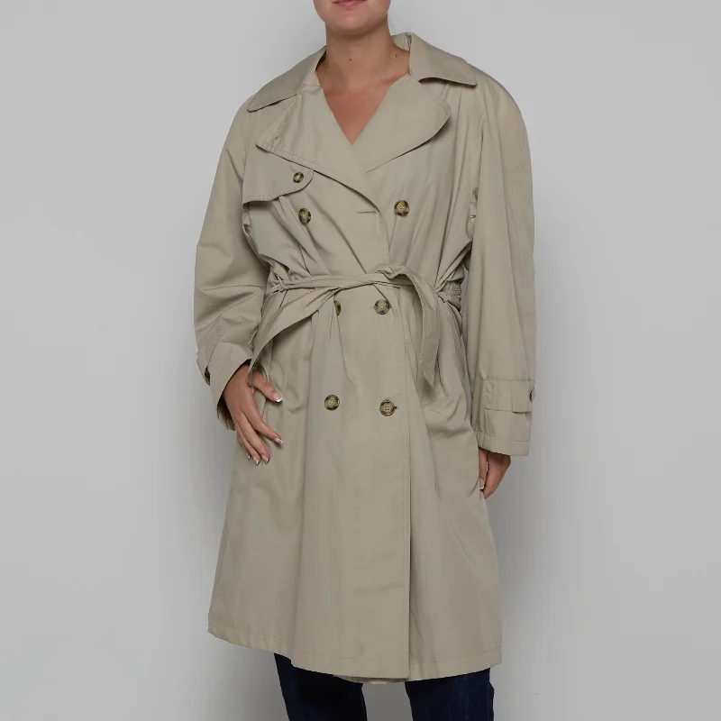 Unmissable Offer Double Breasted Belted Trench Coat - S