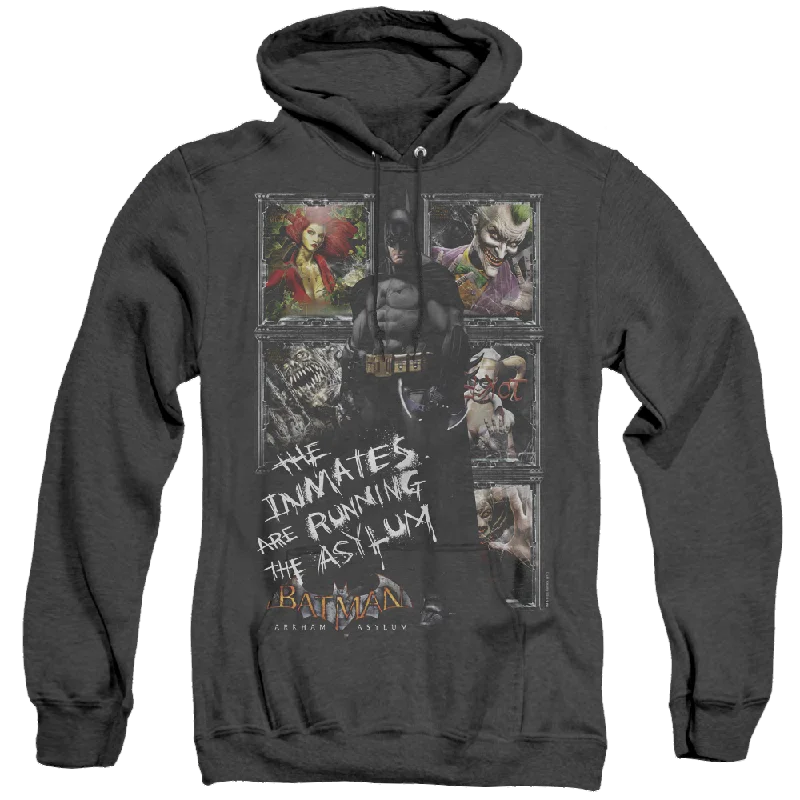 Today Only Batman Arkham Asylum Running The Asylum - Heather Pullover Hoodie