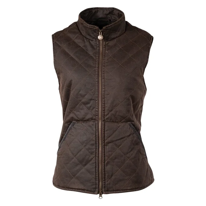 Special Discount Outback Trading Company® Ladies Roseberry Brown Vest 29698-BRN