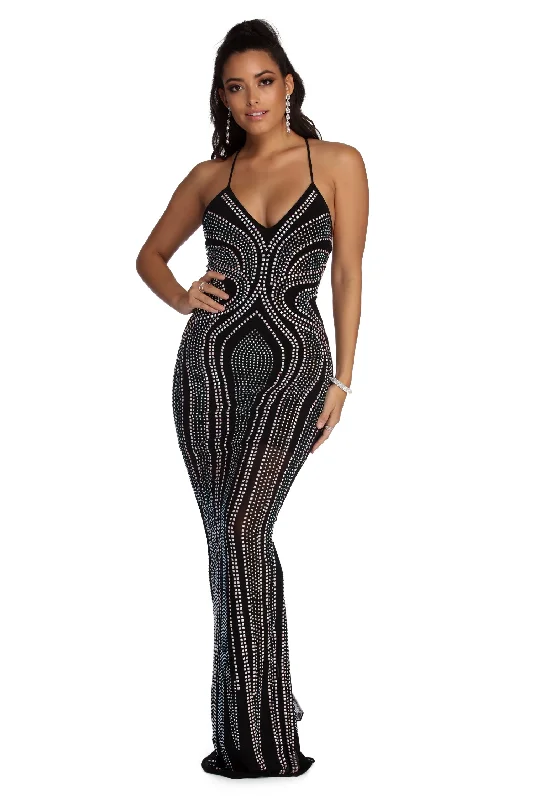 Customer Appreciation Sale Deena Heat Wave Mesh Dress