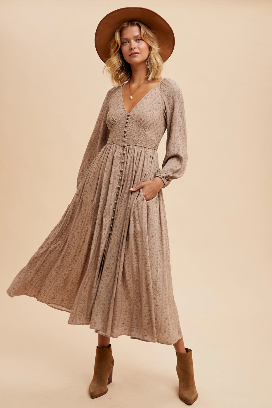 Huge Savings Rissa Midi Dress