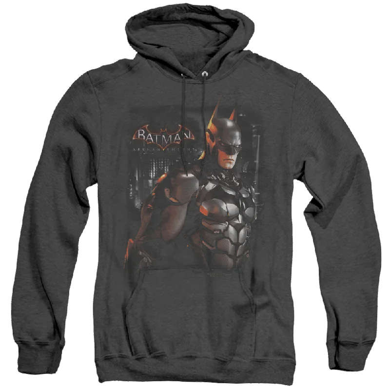 New Deals Batman Arkham Knight Dark Knight - Heather Pullover Hoodie