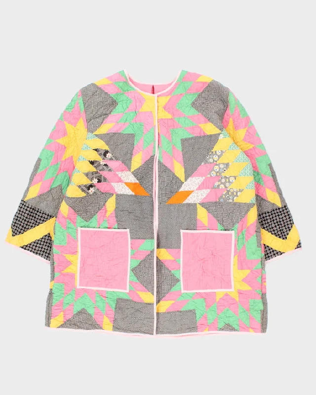 Don’t Miss Out Rokit Originals Effie-Ray Rework Blanket Coat