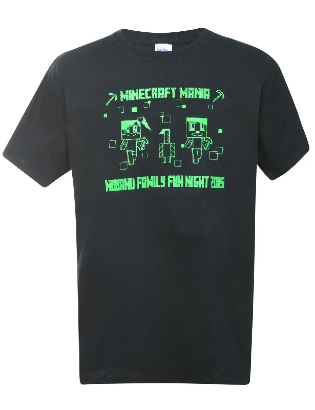 Final Sale Minecraft Mania Printed T-shirt - L
