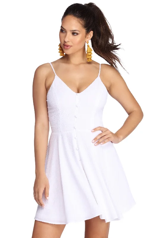 Blowout Deals Fresh And Flirty Skater Dress