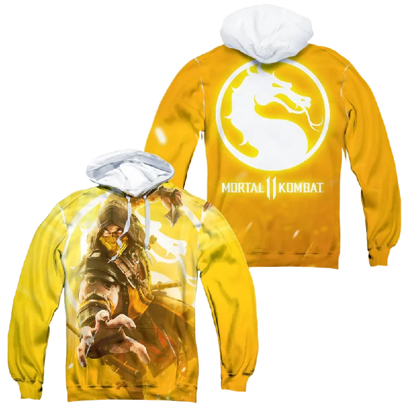 Weekend Special Mortal Kombat Scorpion - All-Over Print Pullover Hoodie