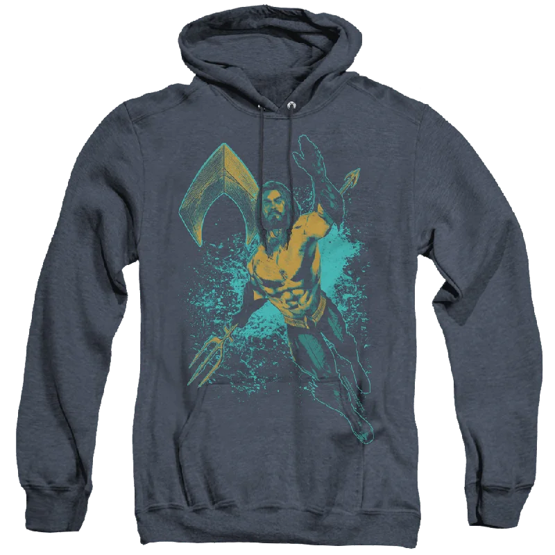 Stock Clearance Aquaman Movie Make A Splash - Heather Pullover Hoodie