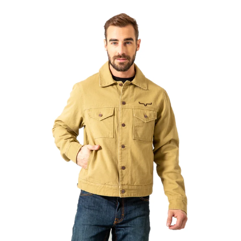 Kimes Ranch® Men's Canvas Marshall Trucker Brown Jacket CMJ-BN