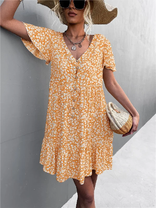Last Chance Sun Kissed Floral Dress