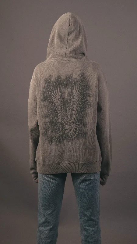 Stock Clearance Oversized Eagle Shock Hoodie