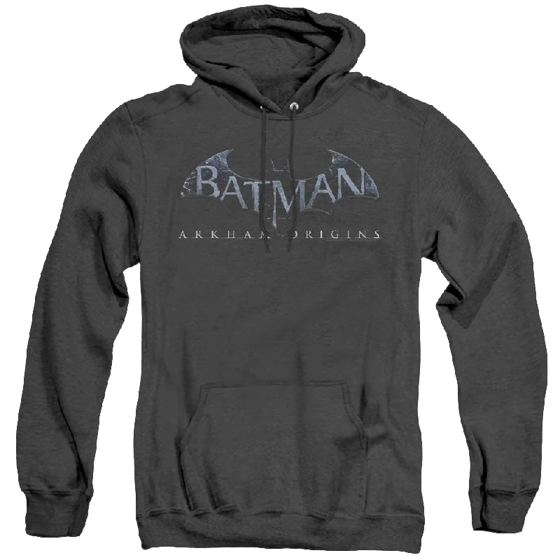 Massive Deals Batman Arkham Origins Logo - Heather Pullover Hoodie
