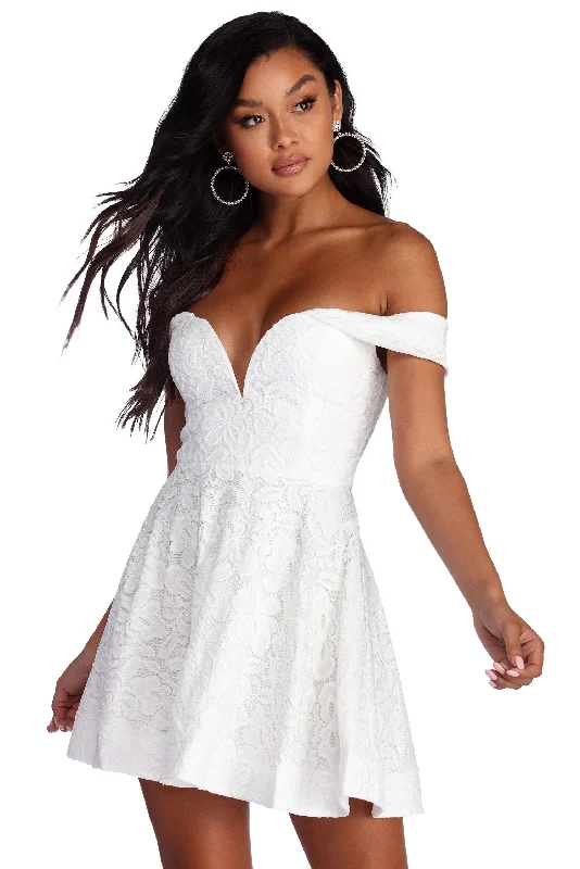 Weekend Deal Daydream Lace Skater Dress