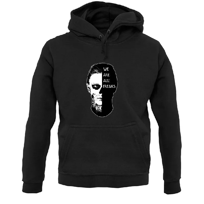 Members Only We Are All Freaks FACE Design Unisex Hoodie