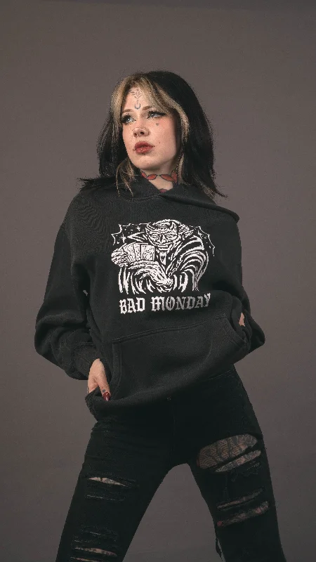 Today’s Deal Oversized Lucifer Hoodie / Front Print
