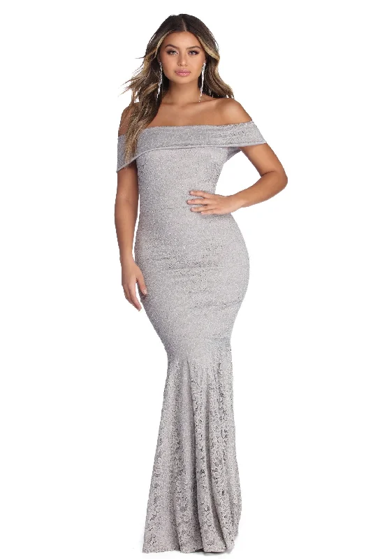 Price Smash Avalynn Formal Mermaid Lace Dress