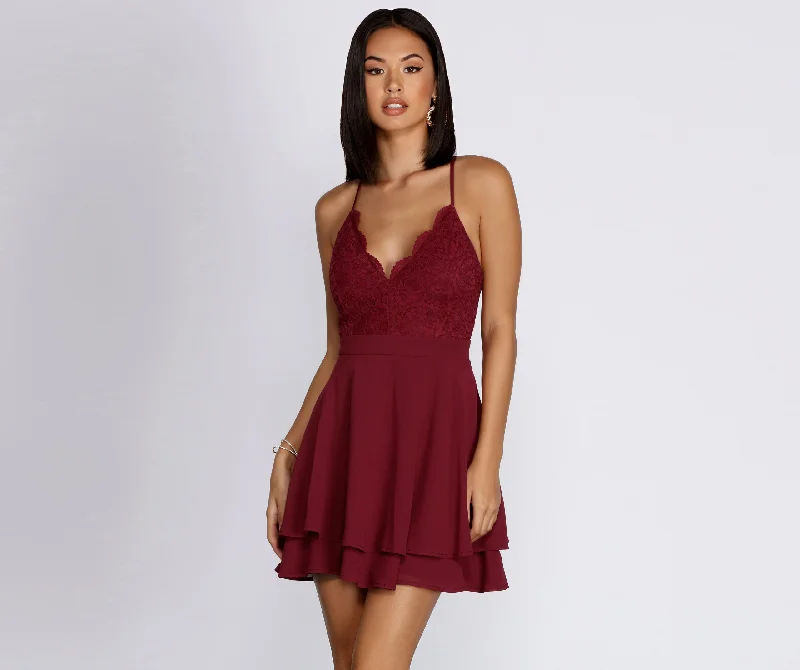 Must-Have Deals Never Too Much Chiffon Skater Dress