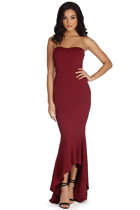 Deal Frenzy Hollie Strapless Mermaid Dress