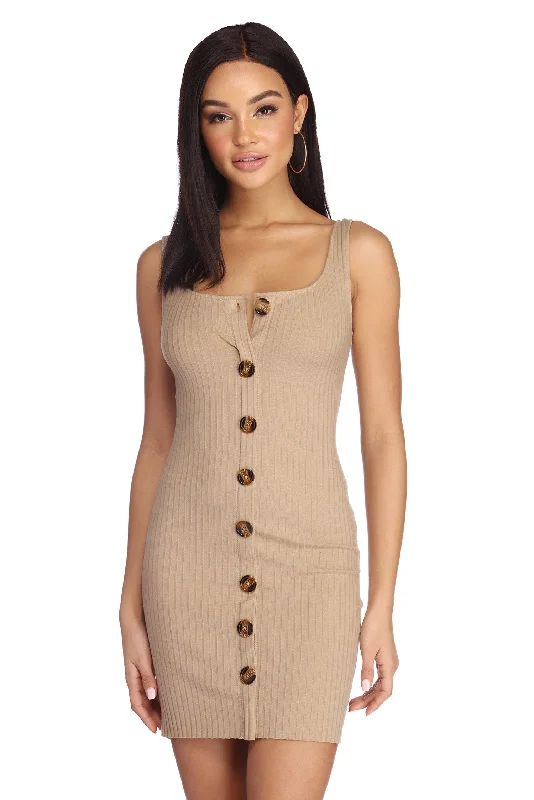 Lowest Price Such A Beauty Button Down Dress