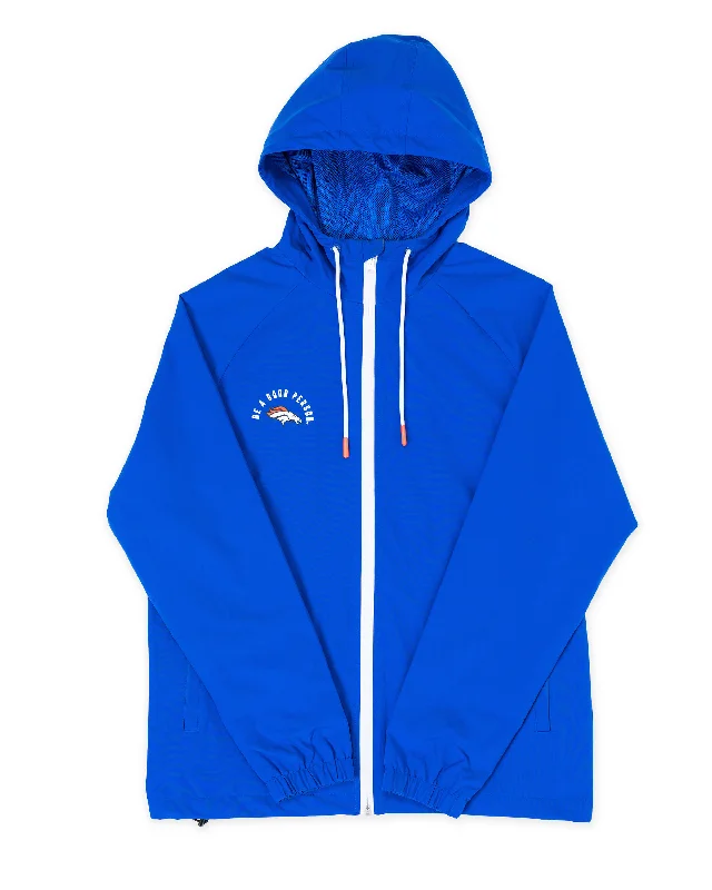 Price Cut Broncos Legacy Blue Windbreaker