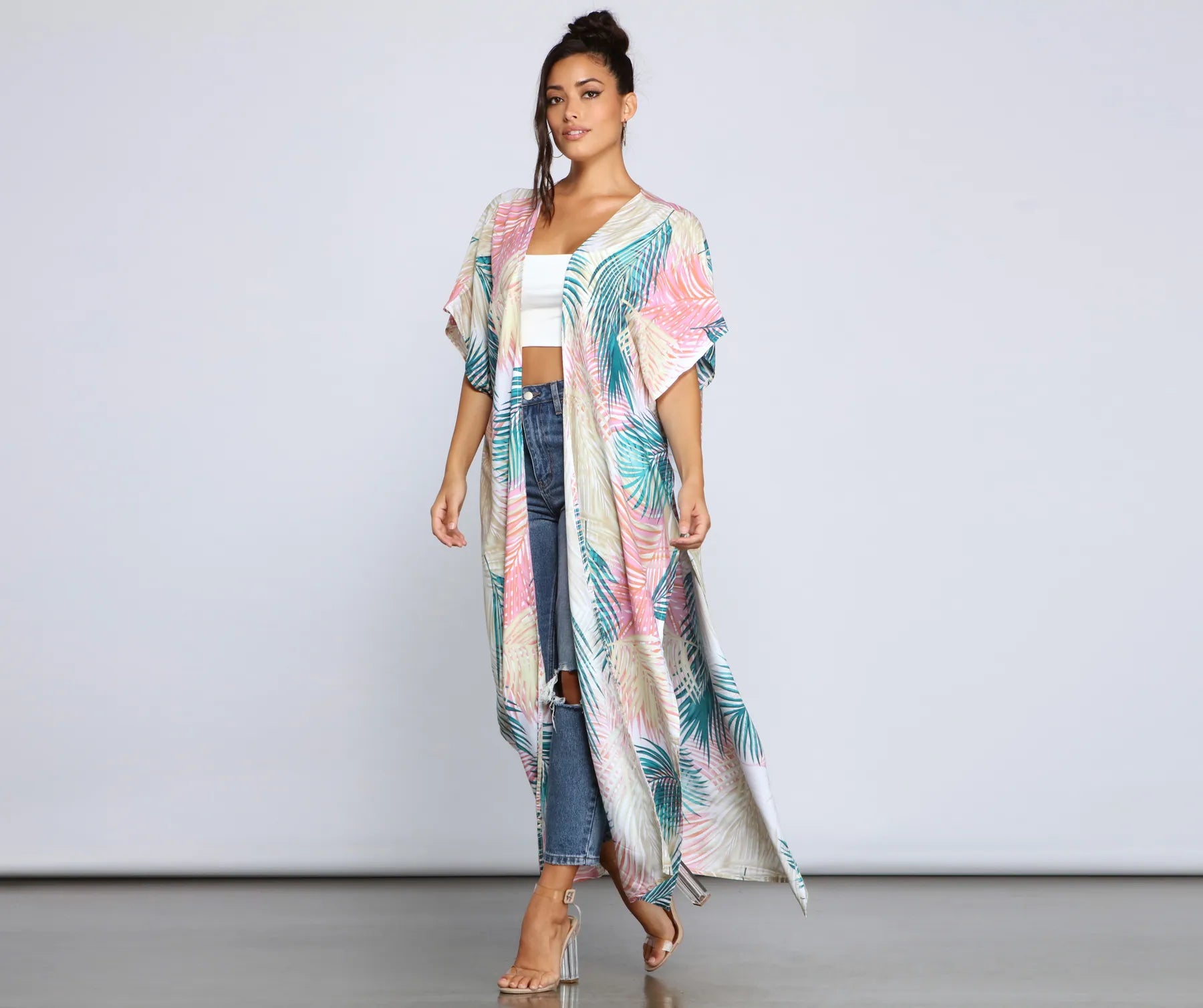 Price Rollback Vacay Bound Palm Leaf Duster