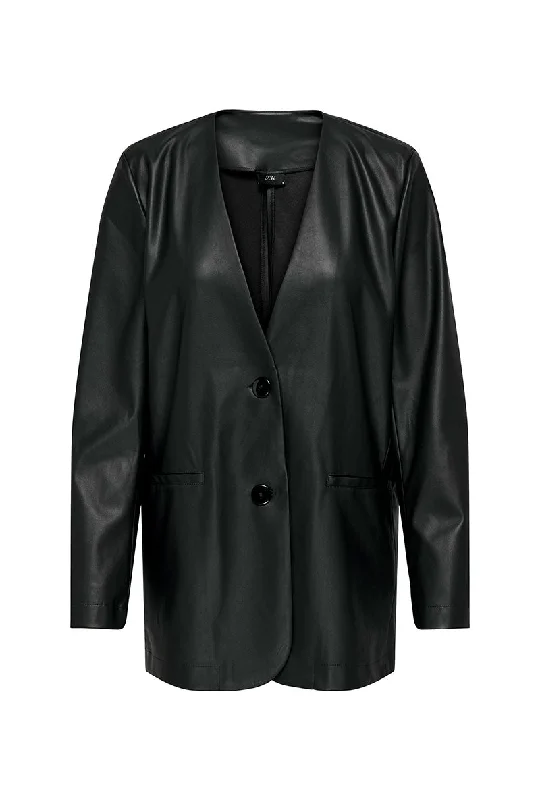 Seasonal Clearance JDY SOYA LS PU BLAZER
