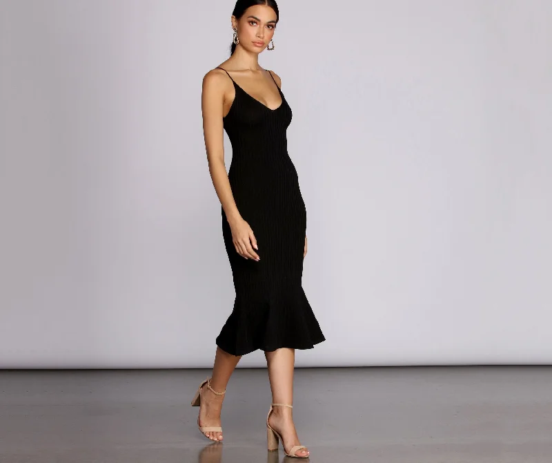 Special Offer Fab And Flared Midi Dress
