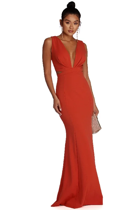 Super Bargain Zelda Formal Cut Out Mermaid Dress