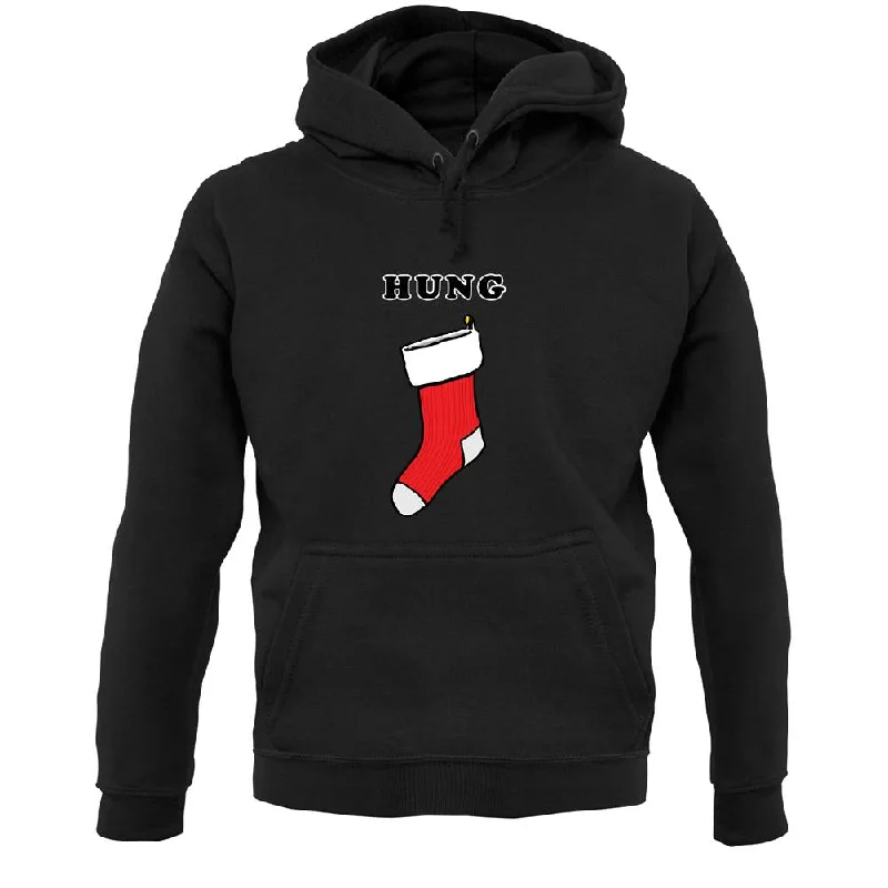 Act Fast Hung Stocking Unisex Hoodie