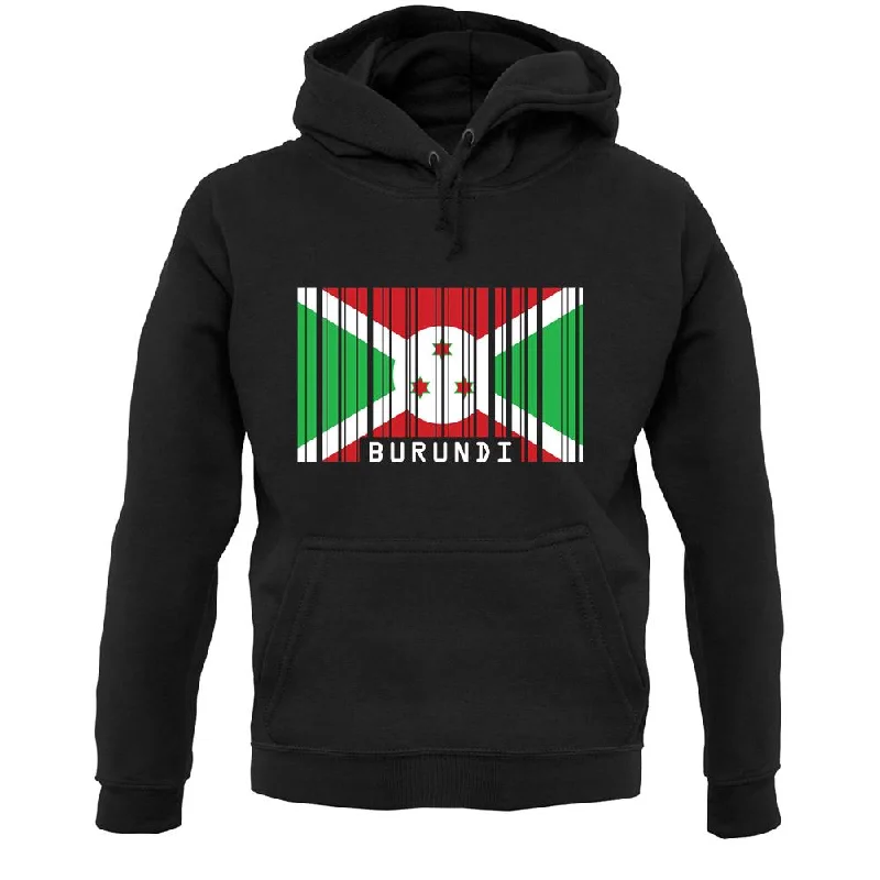 Get It Before It’s Gone Burundi Barcode Style Flag Unisex Hoodie