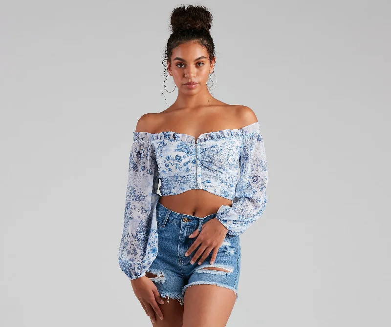 Shop and Save One Look At You Floral Corset