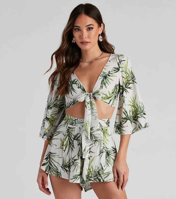Bonus Savings Life's A Breeze Kimono Tie-Front Top