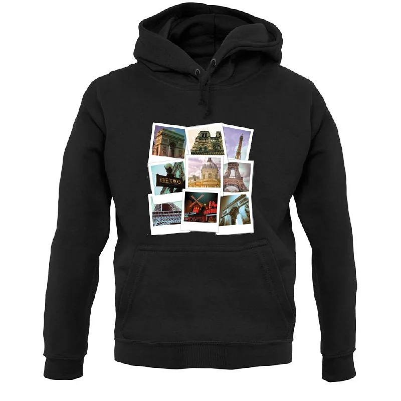 Limited Availability Paris Photo Collage Unisex Hoodie