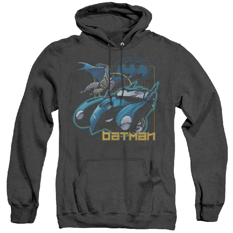 Sneak Peek Sale Dc Batman Nice Wheels - Heather Pullover Hoodie