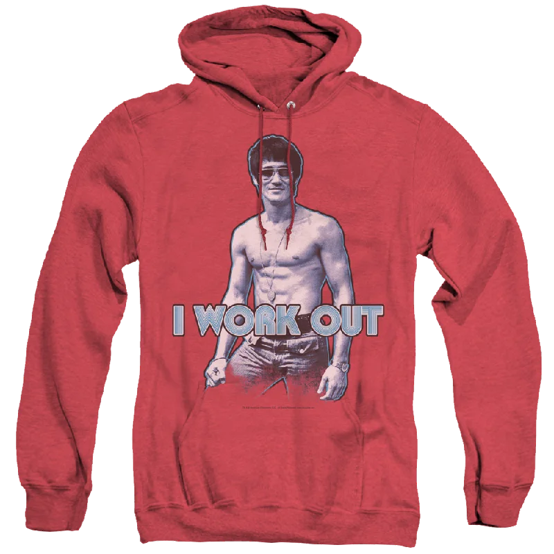 Bargain Prices Bruce Lee Lee Works Out - Heather Pullover Hoodie