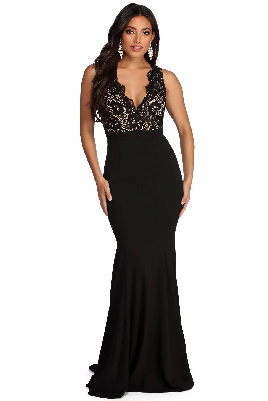 Huge Discounts Marlee Formal Lace Mermaid Dress