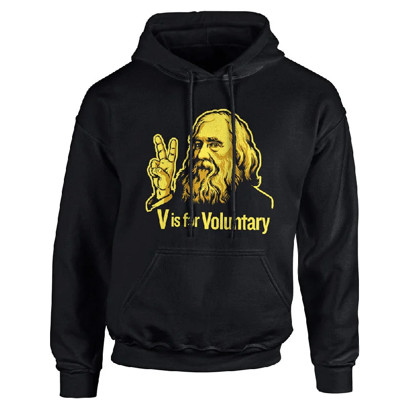 Steals and Deals V Is For Voluntary Lysander Spooner Hoodie Sweatshirt