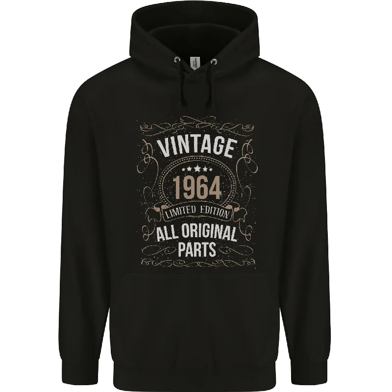 Deal of the Day 60th Birthday Limited Edition 1964 Mens 80% Cotton Hoodie