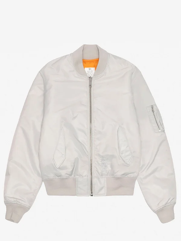 Unbeatable Prices Stussy Built Bomber Jacket - Grey