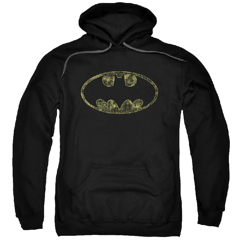 Year-End Sale Batman Tattered Logo - Pullover Hoodie