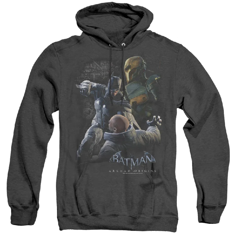 Huge Discounts Batman Arkham Origins Punch - Heather Pullover Hoodie