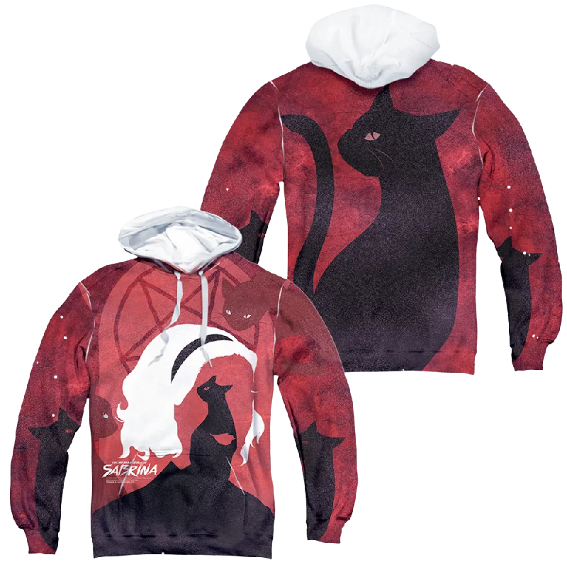 YEAR-End Clearance Chilling Adventures Of Sabrina Cats (Front/Back Print) - All-Over Print Pullover Hoodie