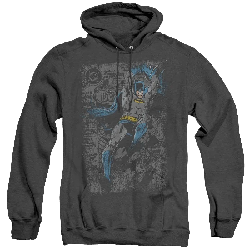 Time-Limited Offer Dc Batman Detective #487 Distress - Heather Pullover Hoodie