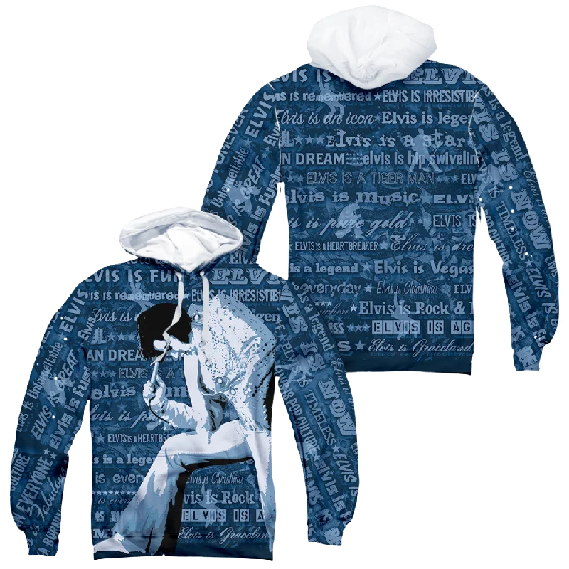Savings Spectacular Elvis Presley Is Everything - All-Over Print Pullover Hoodie