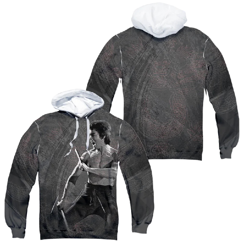 Closeout Sale Bruce Lee Dragon Print - All-Over Print Pullover Hoodie