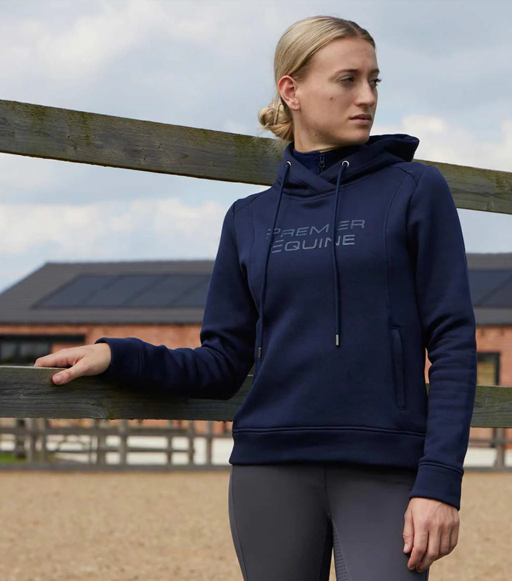 Limited Availability Premier Equine Lucia Ladies Hoodie Navy