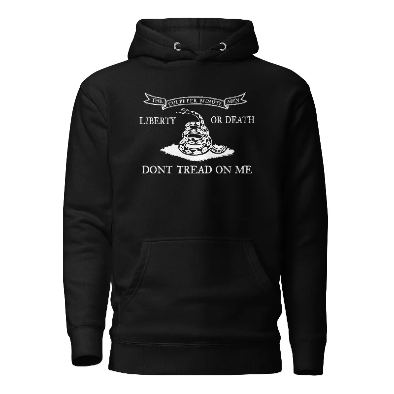 Limited Time Culpeper Minute Men Don't Tread on Me Embroidered Hoodie
